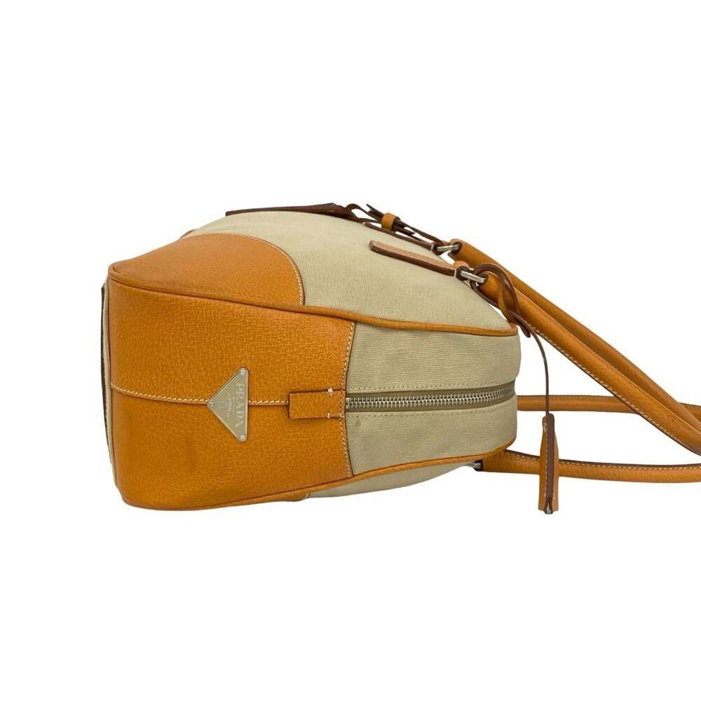 PRADA Cream Leather Shoulder Bag - Picture 6 of 10